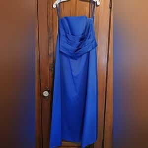 Alexia Designs Royal Blue Maxi Skirt with Strapless Top
